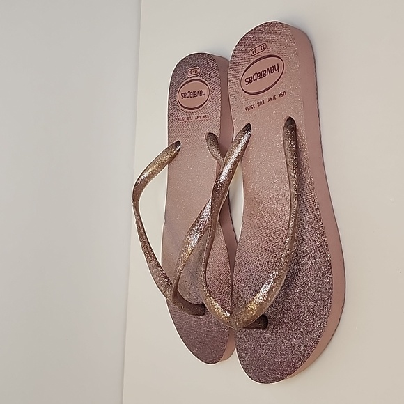 Havaianas Slim Gloss Flip Flops - Picture 1 of 7